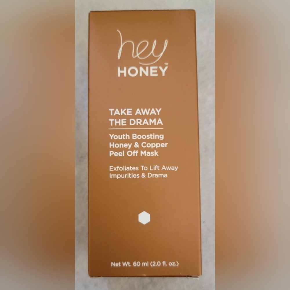 Hey Honey Take Away The Drama Youth Boosting Honey & Copper Peel Off Mask